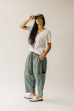 The Troxler Harem Pant in Dark Sage