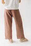 The Durst Drawstring Gauze Pant in Brown