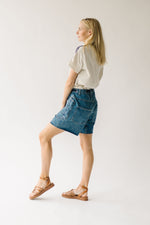 The Templin Barrel Denim Short in Medium Wash (PRE-ORDER: SHIPS MID MAY)