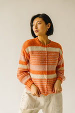 The Rialto Striped Sweater in Tangerine Multi