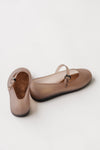 Melissa: The Soft Ballerina Sandal in Clear Brown