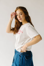 The Not Flirting Tee in White