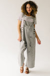 The Quentin Wide Leg Jumpsuit in Stone