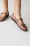 Melissa: The Soft Ballerina Sandal in Clear Brown