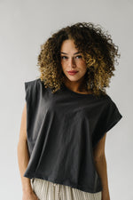 The Gerken Muscle Tee in Charcoal