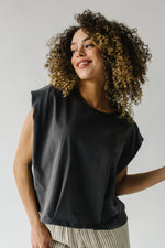 The Gerken Muscle Tee in Charcoal