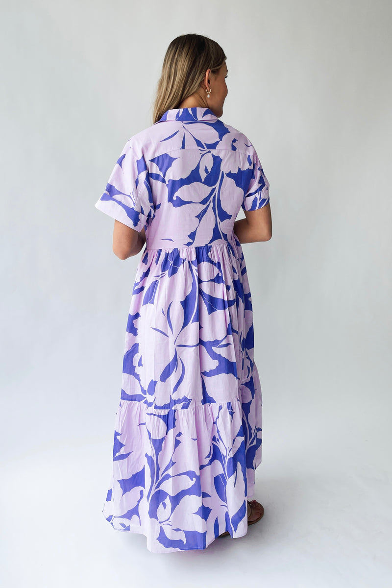 white purple floral dress The Nataly Floral Maxi Dress in Lavender – Piper & Scoot