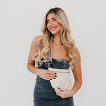The Westlyn Woven Bag in Cream