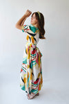The Mandy Floral Maxi Dress in Cream Multi