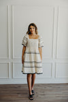 The Dawn Tiered Dress in Dream Cloud