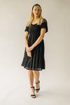 The Rosenlund Lace Detail Dress in Black