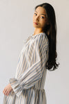 The Ruthie Striped Dress in Light Blue