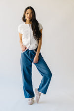 The Texico Crochet Trim Jean in Denim