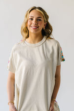 The Sally Crochet Detail Top in Natural (PRE-ORDER: SHIPS IN 4-5 WEEKS)