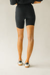 The Langan Basic Bike Shorts in Charcoal