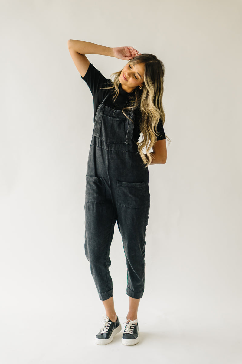 Piper & Scoot: The Truman Pocket Overalls in Charcoal
