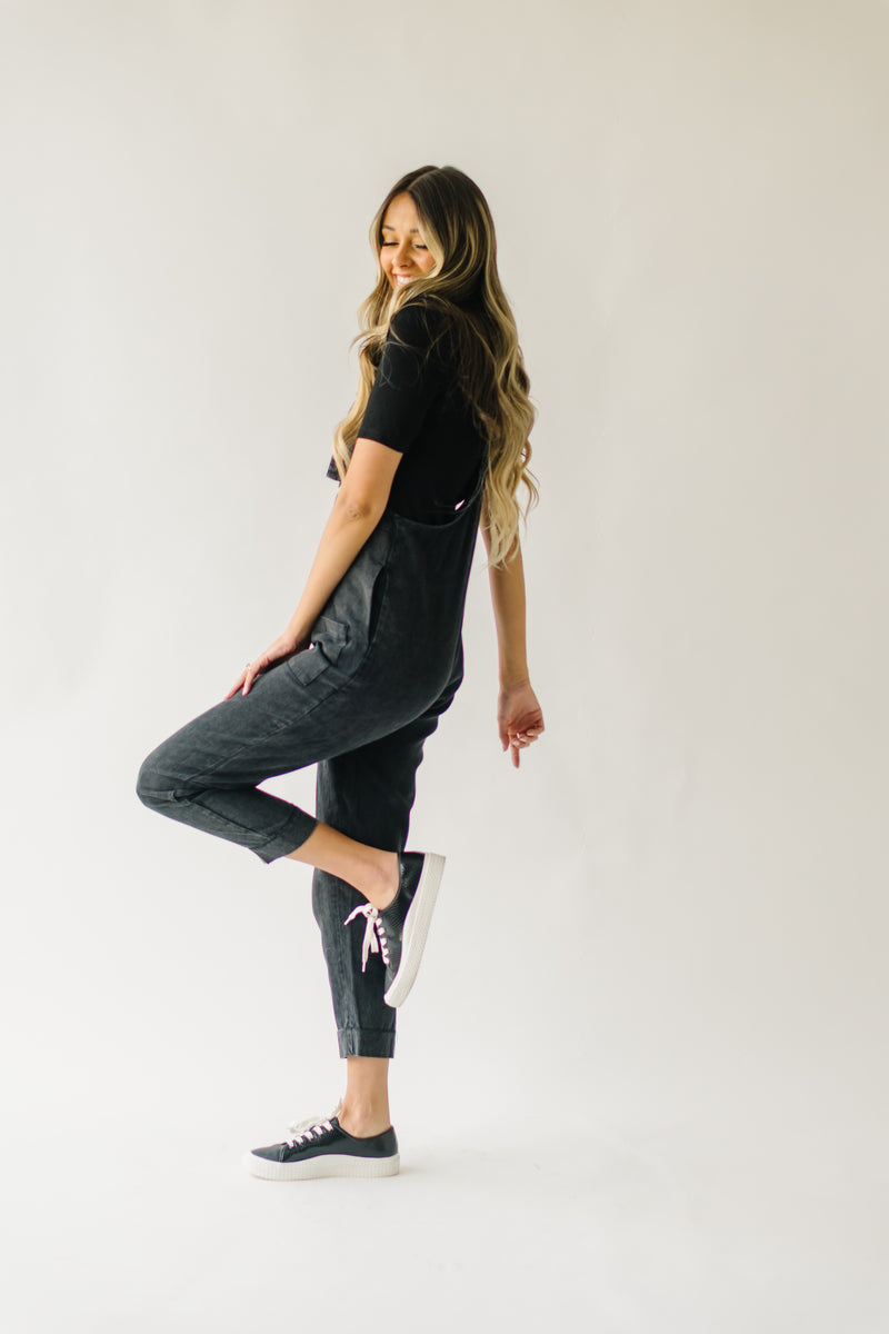 Piper & Scoot: The Truman Pocket Overalls in Charcoal