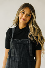 Piper & Scoot: The Truman Pocket Overalls in Charcoal