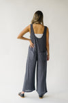 The Lincoln Tank Jumpsuit in Charcoal