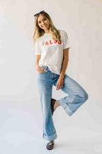 The Salud Graphic Tee in White