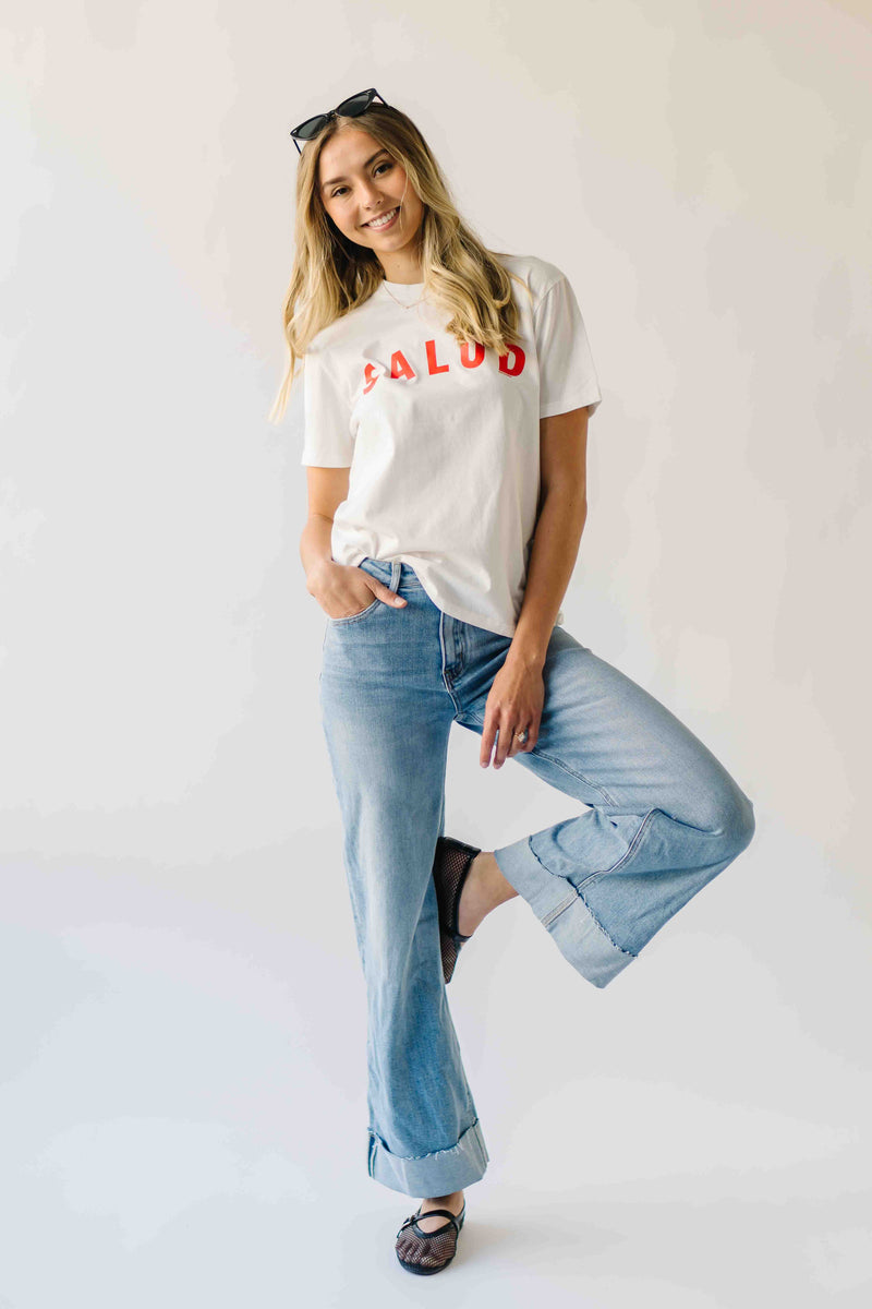 The Salud Graphic Tee in White