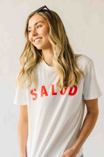 The Salud Graphic Tee in White