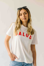 The Salud Graphic Tee in White