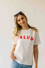 The Salud Graphic Tee in White