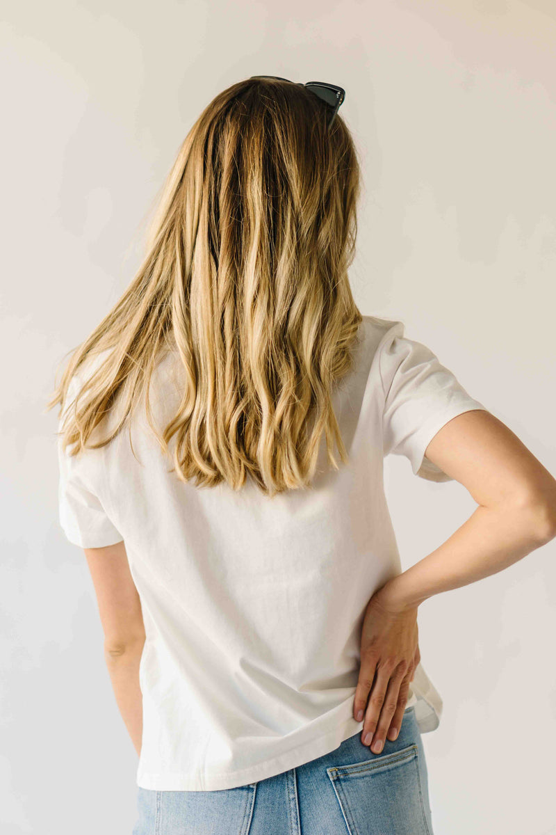 The Salud Graphic Tee in White
