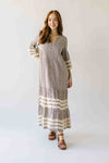 Piper & Scoot: The Soho Fringe Maxi Dress in Cream