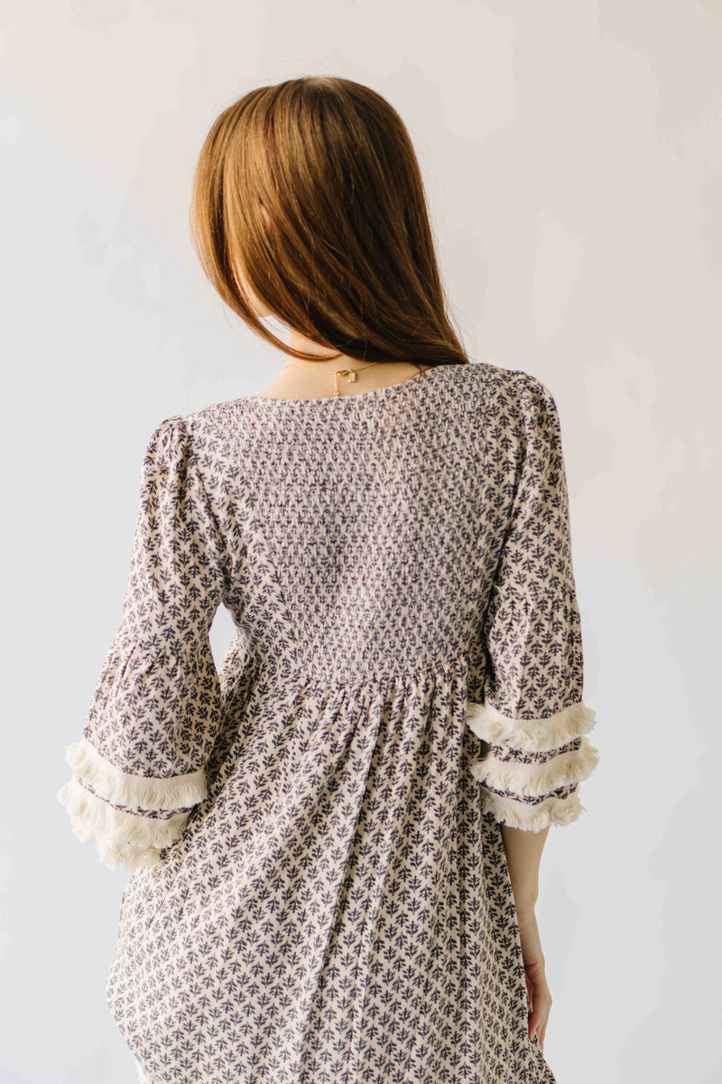 Piper & Scoot: The Soho Fringe Maxi Dress in Cream