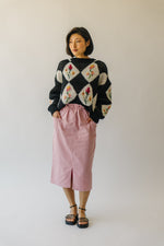 The Takoma Cargo Skirt in Pink