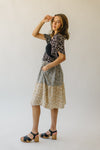 The Scarcella Crochet Detail Dress in Multi