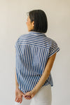 The Newton Button-Up Blouse in Blue