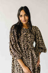 The Sunderman Leopard Midi Dress in Taupe