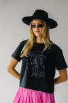 The Cowgirl Graphic Tee in Black