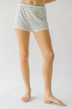 The Diedra Ditsy Floral Set in Cream + Navy