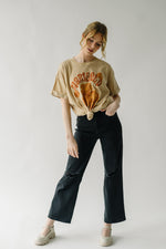 The October Marigold Graphic Tee in Sand