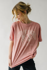 The City of Angels Graphic Tee in Dusty Pink