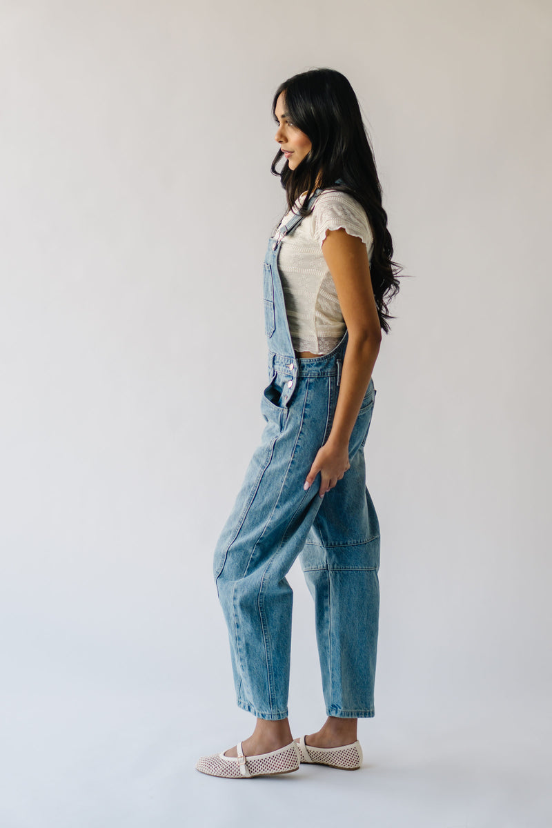 The Silvis Slouchy Overall in Denim (PRE-ORDER: SHIPS BEGINNING OF JUNE)