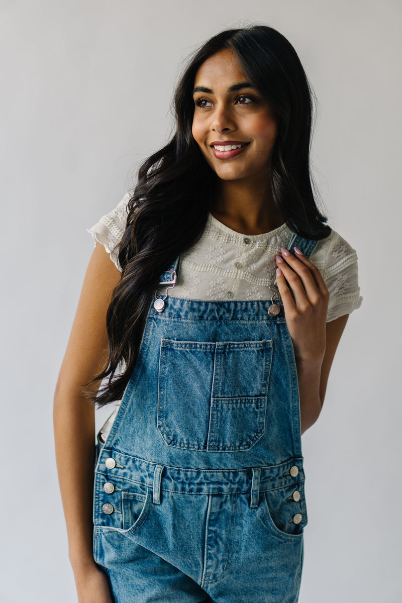 The Silvis Slouchy Overall in Denim (PRE-ORDER: SHIPS BEGINNING OF JUNE)