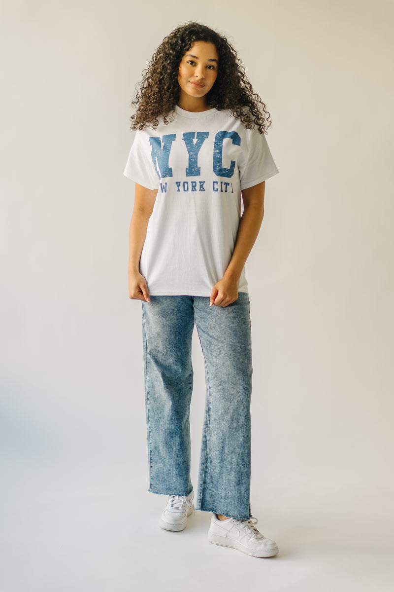 The City That Never Sleeps Graphic Tee in White
