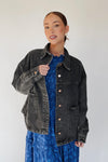 The Ladner Vintage Denim Jacket in Black