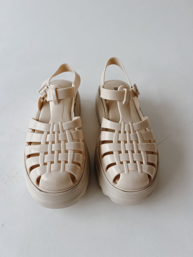 Melissa: Possession Platform II in Beige (SHIPS IN 1 WEEK)