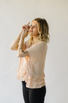 The Fitma Layered Frill Detail Blouse in Blush