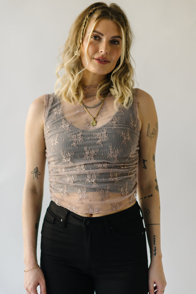 Free People: Solid Nice Try Muscle Tank in Etherea