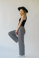 The Telluride Checkered Pants in Black + White