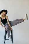 The Telluride Checkered Pants in Black + White