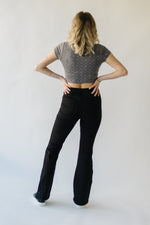 Free People: Mix it Up Baby Tee in Charcoal Combo