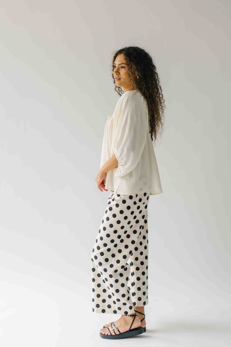 The Gelter Batwing Blouse in Ivory